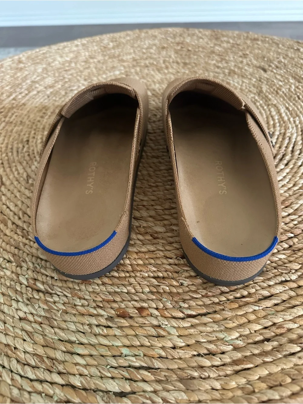 Rothys Tan Slip-On Clogs
